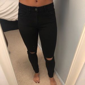 Black Ripped Jeans